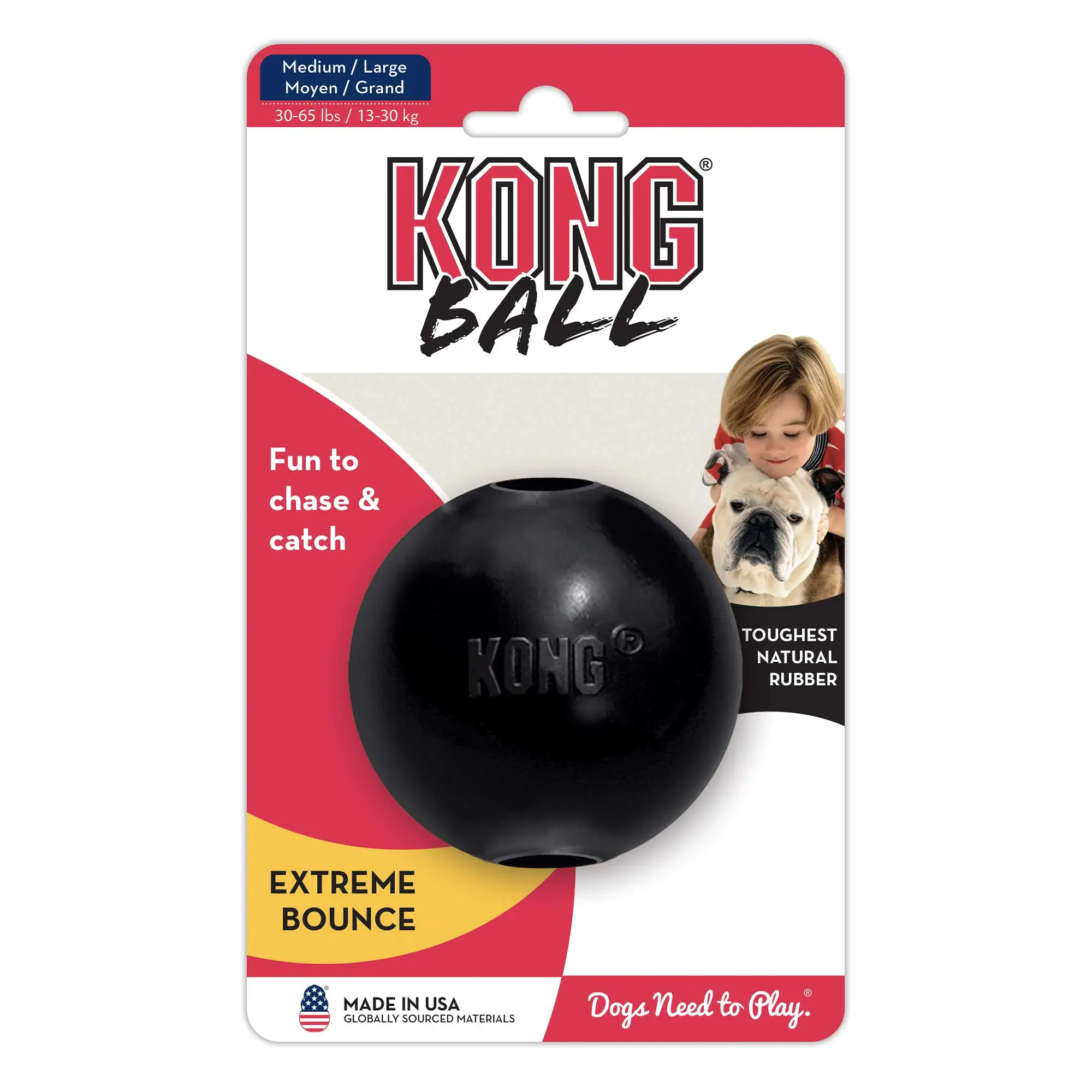 KONG-Extreme-Ball-Jouet-pour-chien-en-caoutchouc-durable-m-choirs-puissants-noir-3