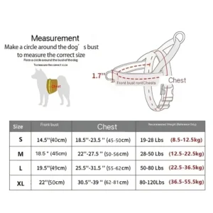 Harnais tactique anti-traction pour grand chien – photo 2
