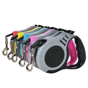 Laisse enrouleur automatique 3 m ou 5 m